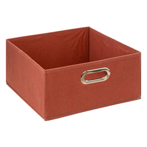 Panier velours 31x15cm "Mix N' Modul" terre de sienne