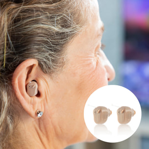 Amplificatore Acustico Intrauricolare con Accessori Hearzy InnovaGoods 2 Unità
