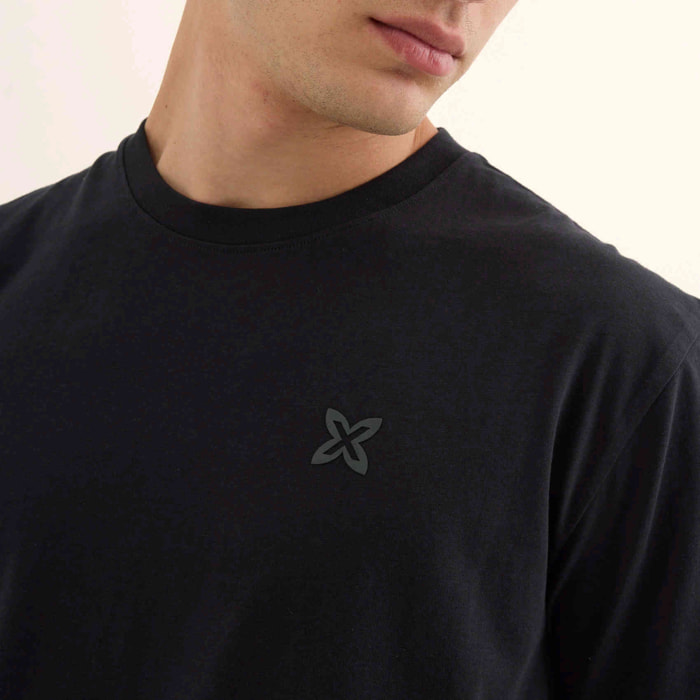 Camiseta Básica Algodón Orgánico Negra ESSENTIALS T-SHIRT BLACK