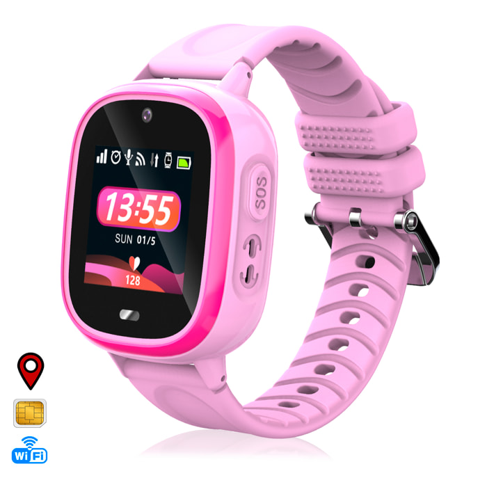 Smartwatch TD31 GPS, LBS, Wi-Fi. Localizzatore speciale per bambini. Con fotocamera, chiamata SOS, allarme.