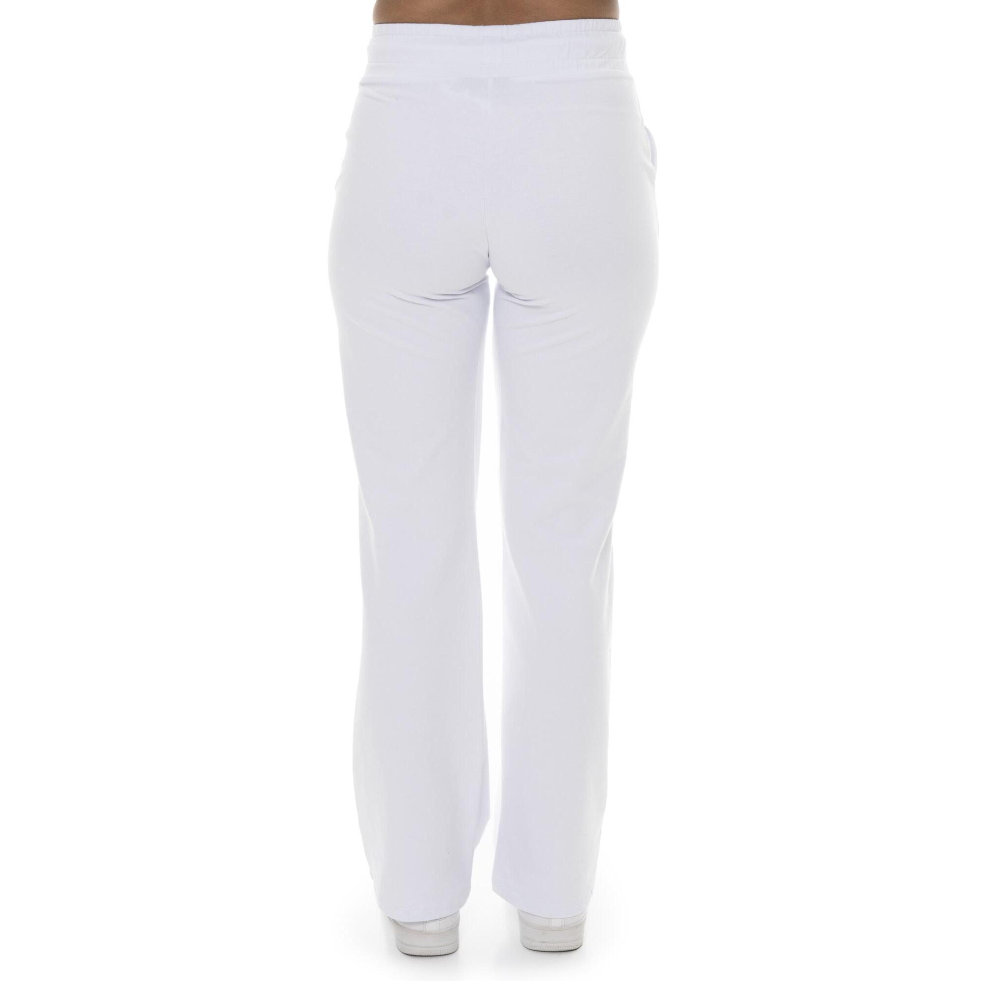 Pantalón palazzo de mujer sin forro polar Leone Basic