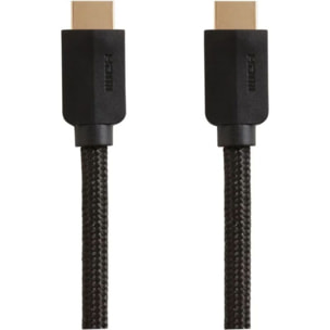 Câble HDMI ESSENTIELB 2.0/18Gbps 2M CROSS nylon