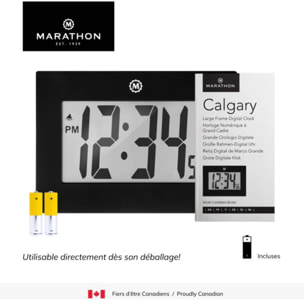 Horloge MARATHON MW Calgary noir