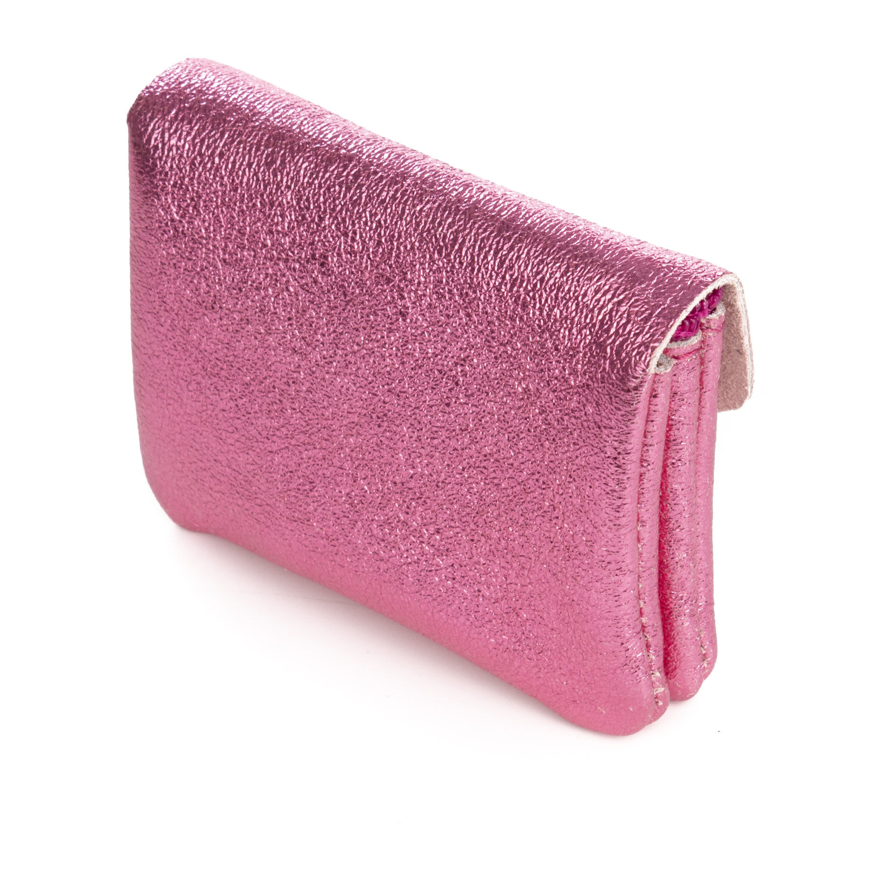 Alpignano portafoglio donna. Pelle autentica suede lucida.