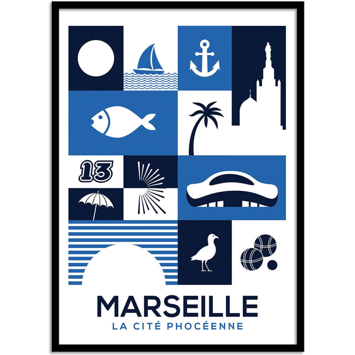 Affiche - Marseille - Posuta