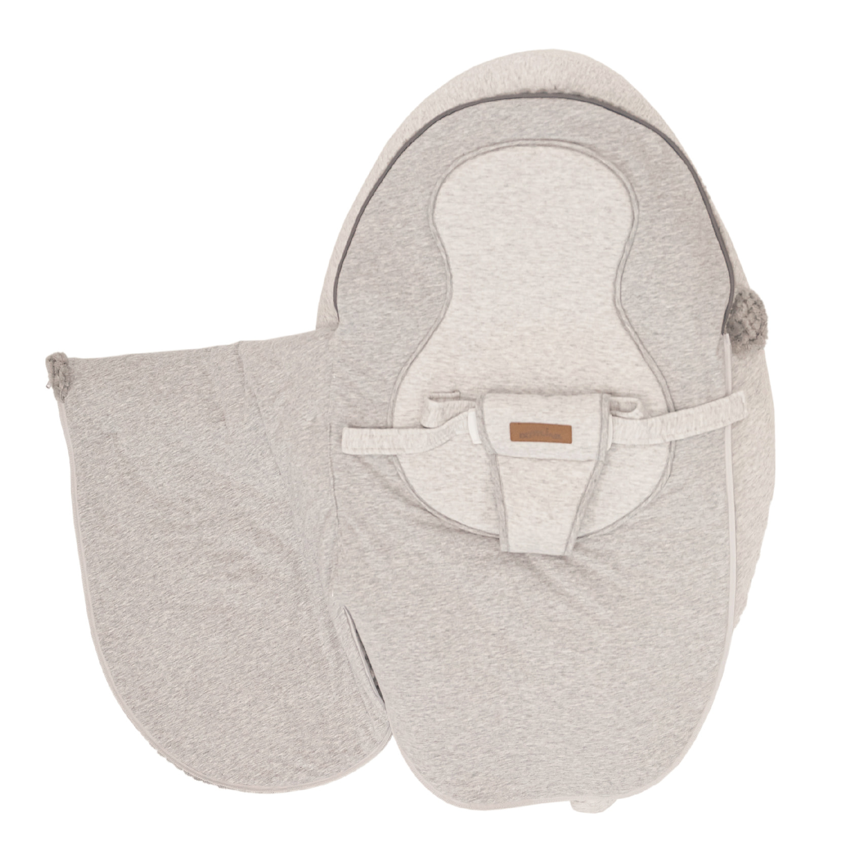 Coussin d'allaitement multifonction Nova - Gris Perle