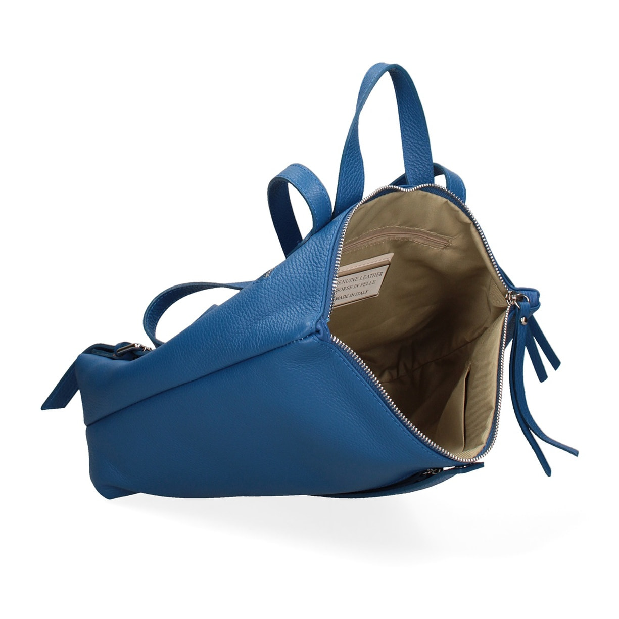 Borsa a mano da donna - Modello False - Vera pelle - 30.0 x 30.0 x 12.0 cm