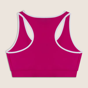 Reggiseno Sportivo con Supporto Medio e bordature a contrasto