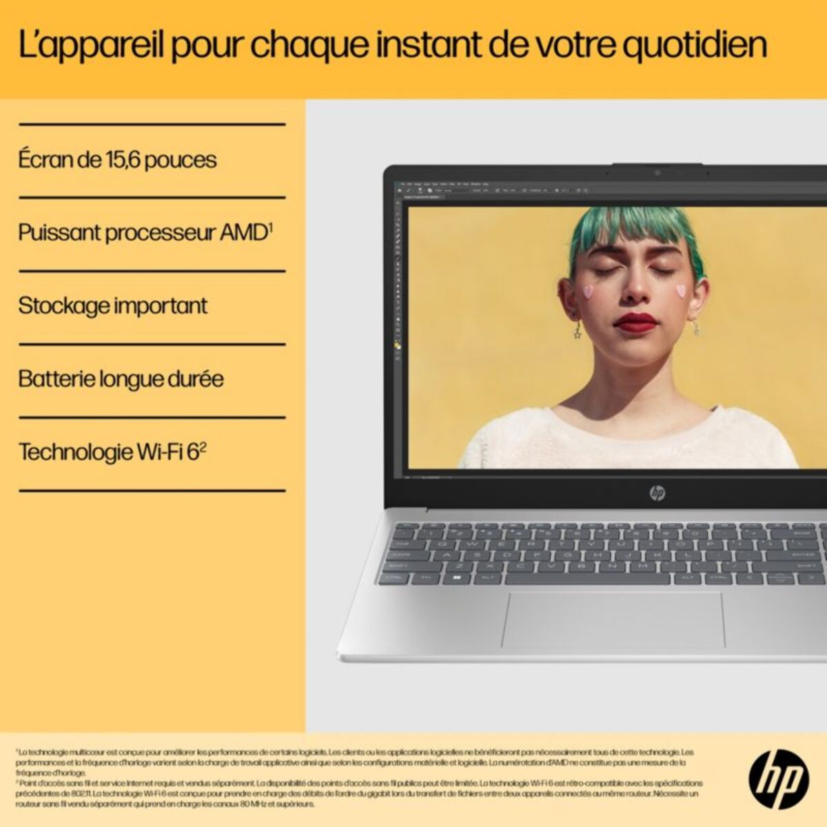 Ordinateur portable HP 15-fc0139nf