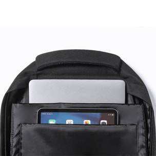 Zaino imbottito in poliestere REPT 600D. Tasca imbottita per laptop e tablet