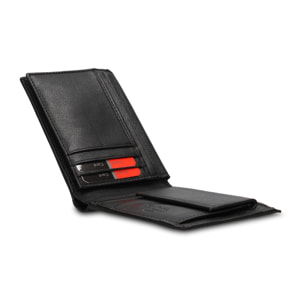 Portafoglio uomo in vera pelle - Modello Caelum Ultra - 12.0 x 9.5 x 2.0 cm