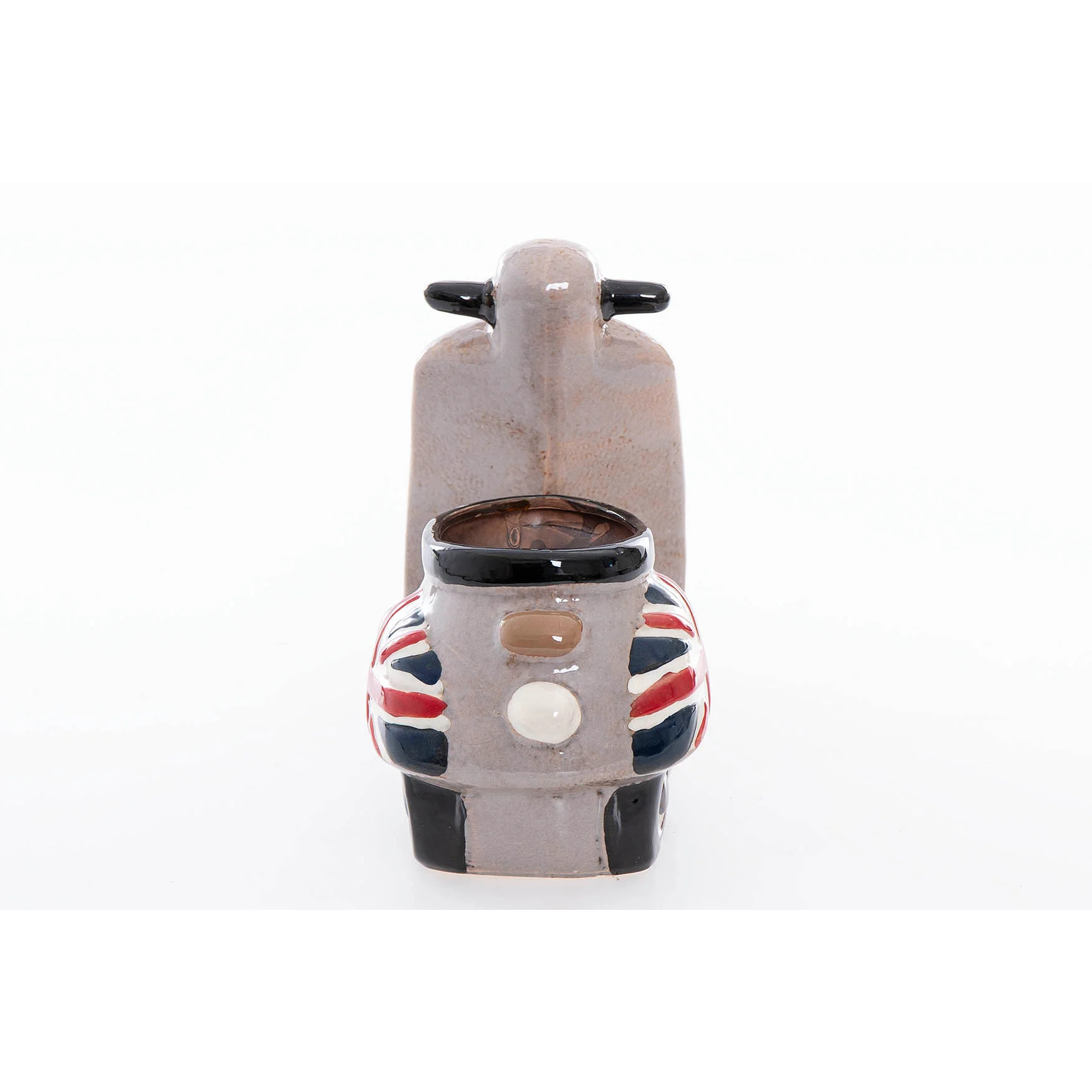 Vespa Ceramica Con Macetero 26x11x19 Cm