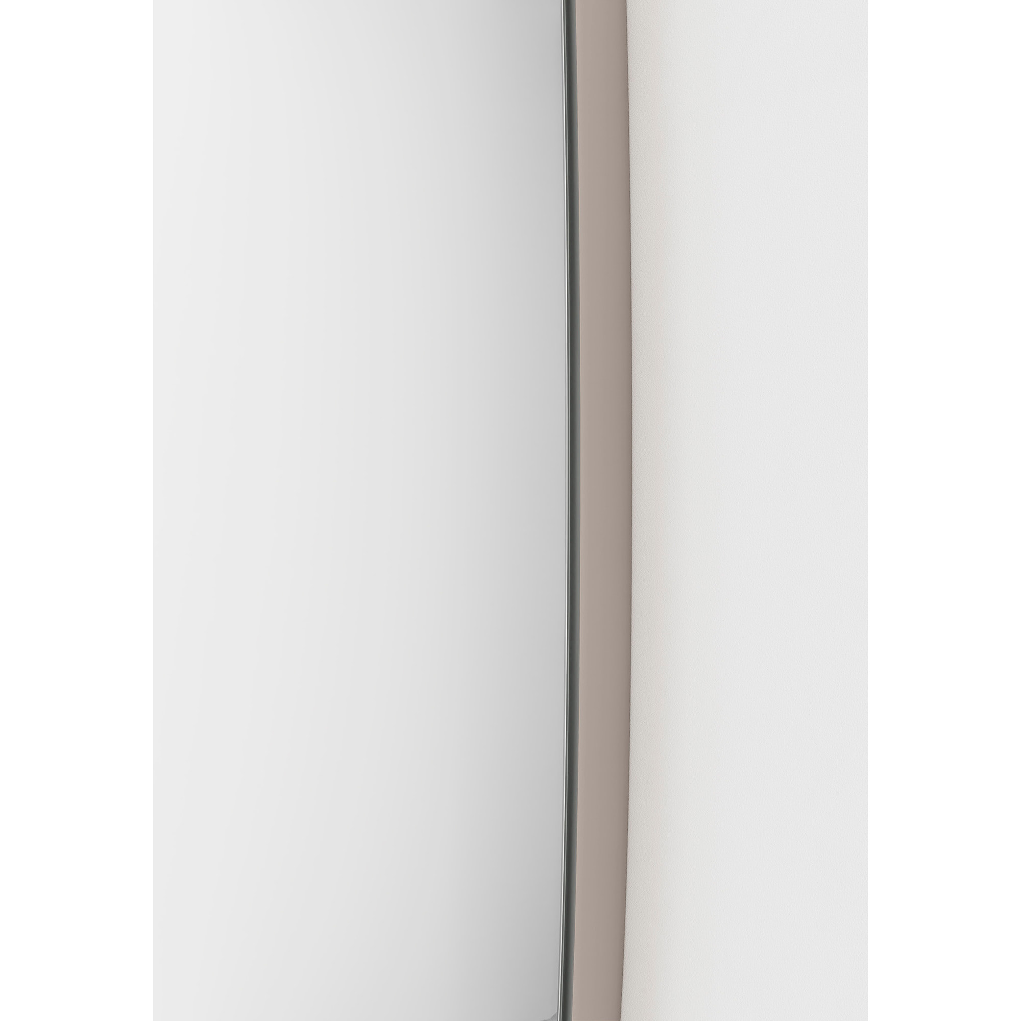Espejo irregular Singular aglomerado arena 60x47x2 cm