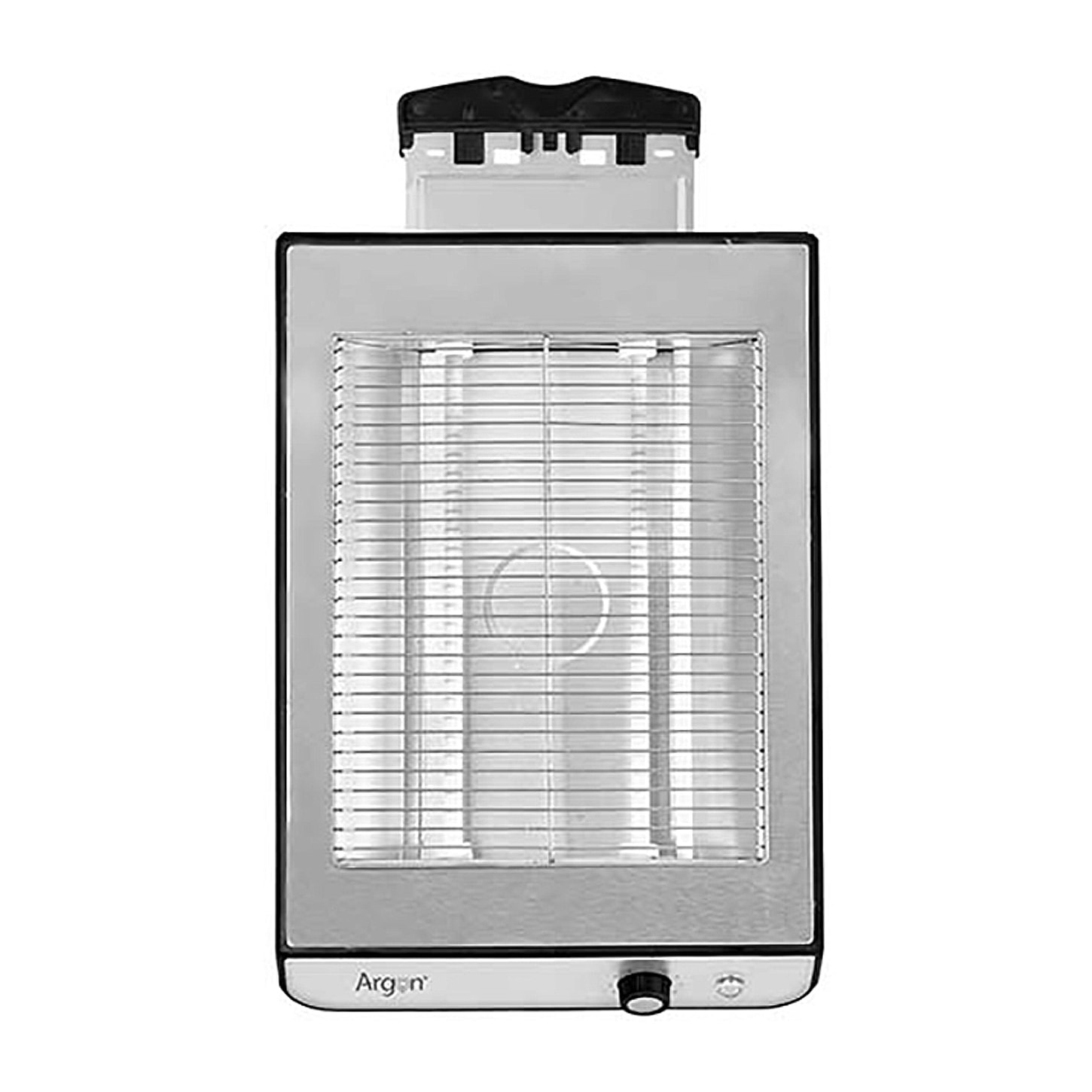 Tostador plano de acero con 600W, bandeja extraible recogemigas y 6 intensidades.