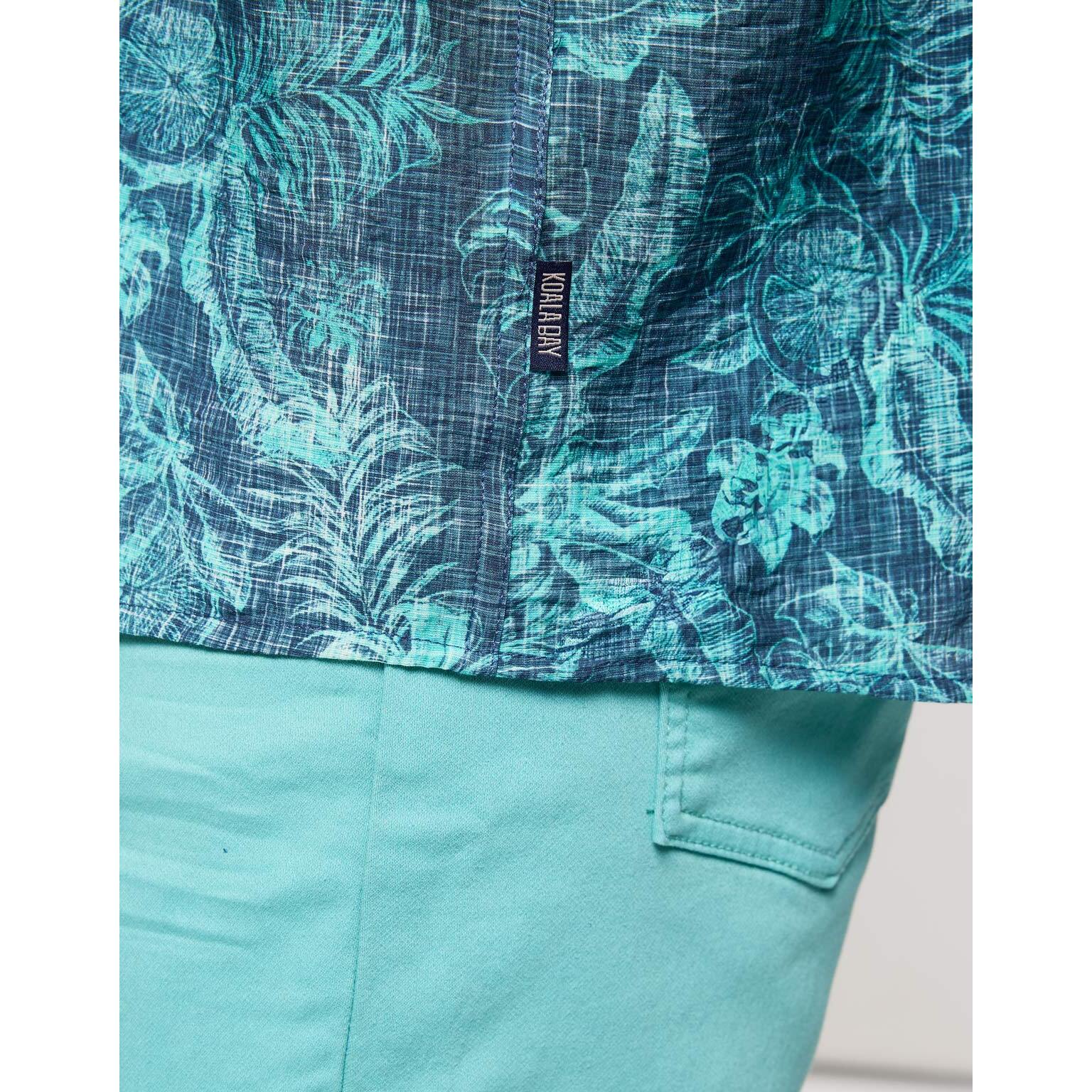 Camisa Manga Corta Azul - Westy