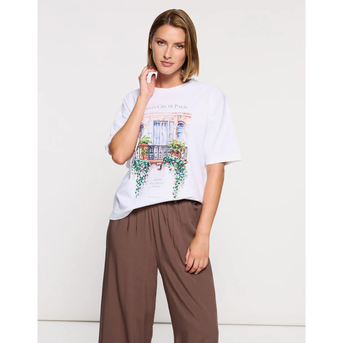 Camiseta Manga Corta Blanco - Fazane