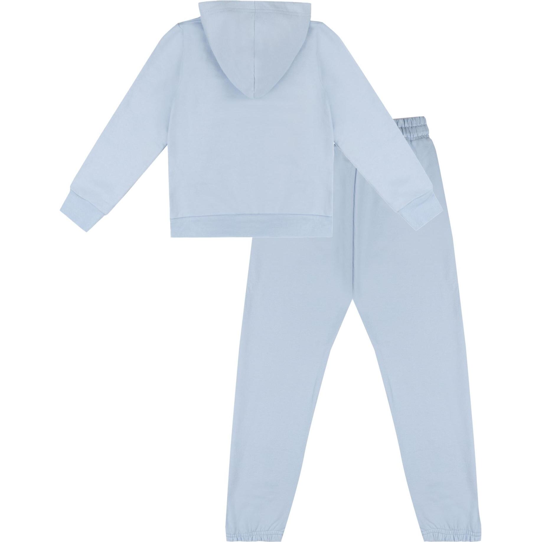 Tuta invernale da bambina con cappuccio e zip 'Lace'