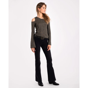 Pantalón de mujer vaquero acampanado