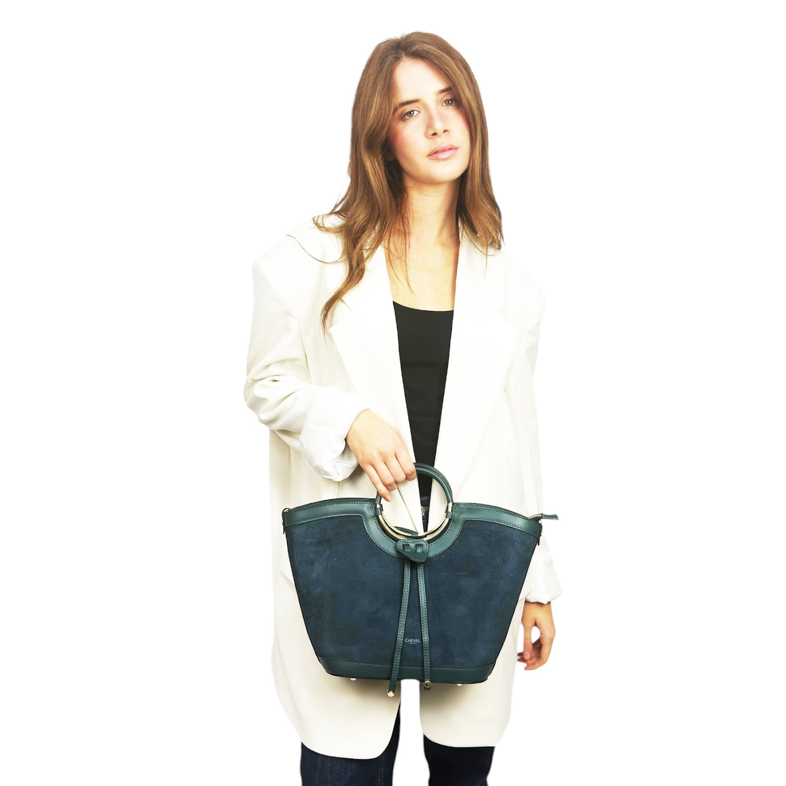 Bolso Hobo Cheval Firenze Clara Mini F/W Verde Gasolina