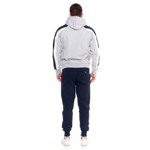 Tuta con cappuccio e zip da uomo New Sporty