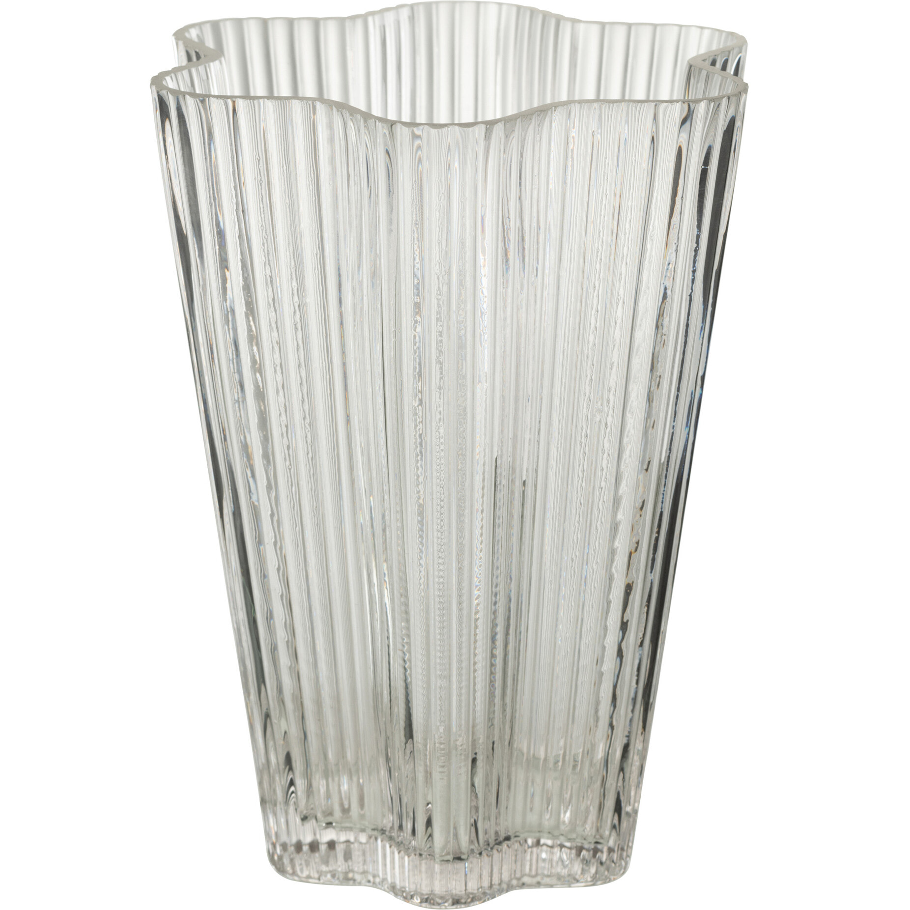 J-Line vase Clara - verre - transparent - small - Ø 15 cm