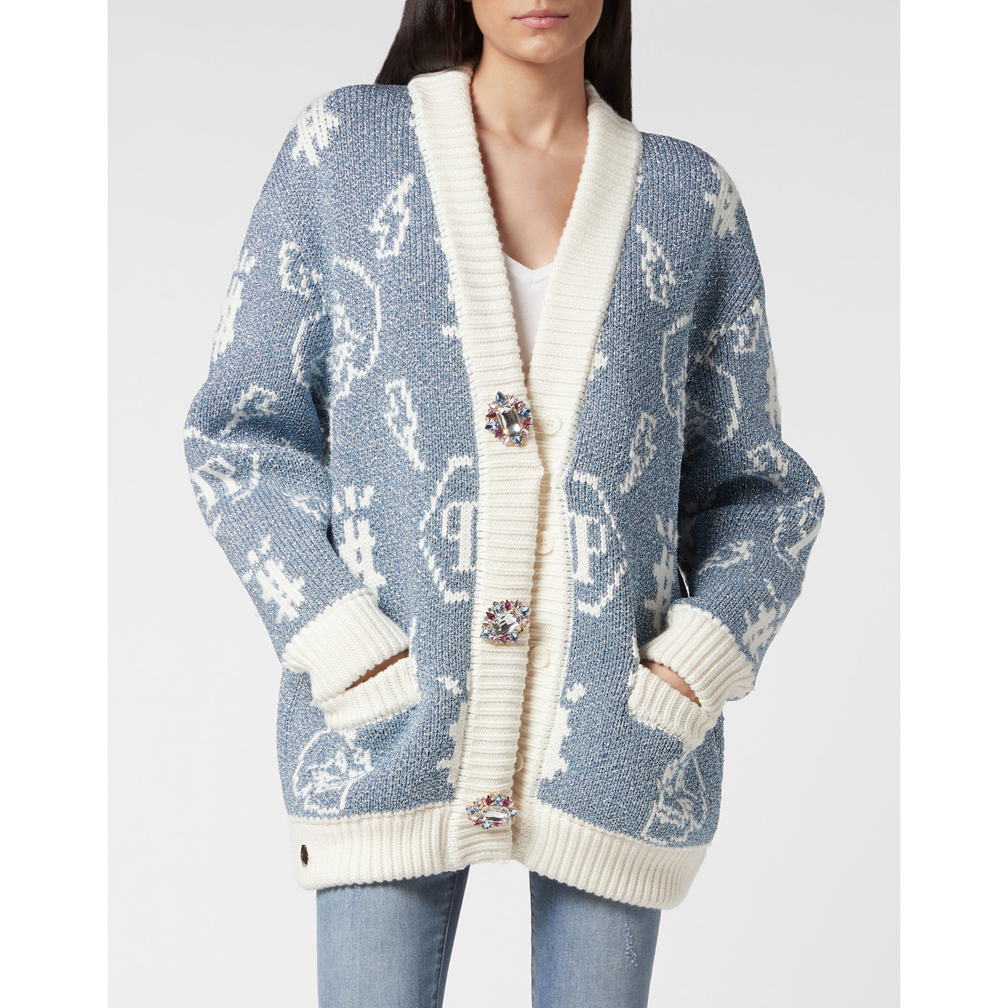 PHILIPP PLEIN Cárdigan MONOGRAM