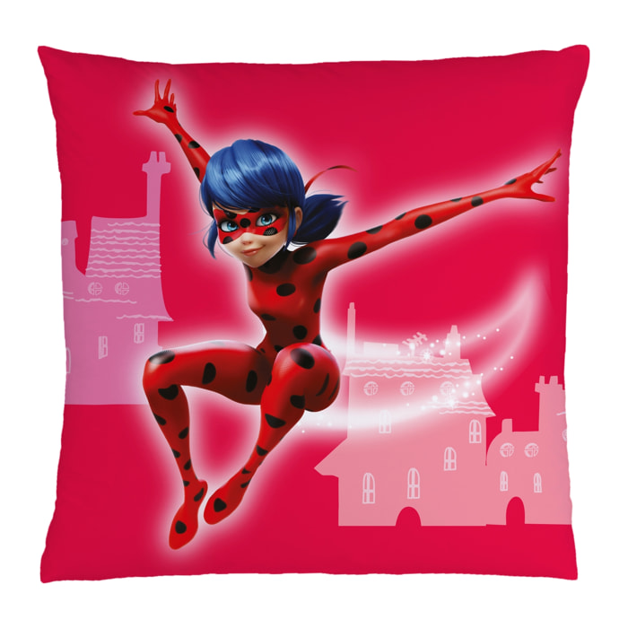 Coussin imprimé 100% polyester, MIRACULOUS LADYBUG SECRET