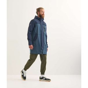 Parka MUNICH Rain lifestyle impermeable hombre de poliéster petroleo