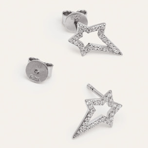 Pendientes My Star Plata