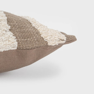 Cojín cuadrante algodón Drus 45x45 - funda + relleno