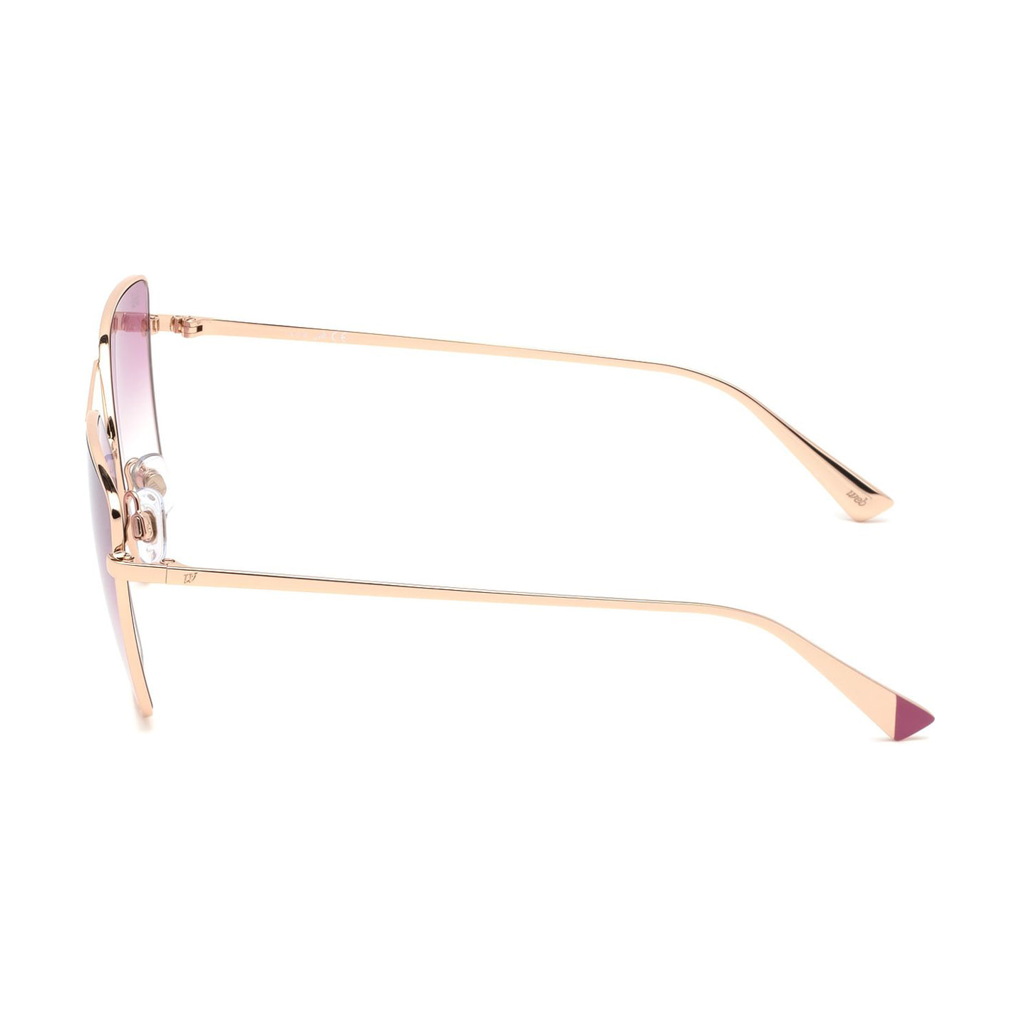 Web Eyewear - lunettes de soleil - rose doré - verres : rose dégradé - protection UV : cat. 1