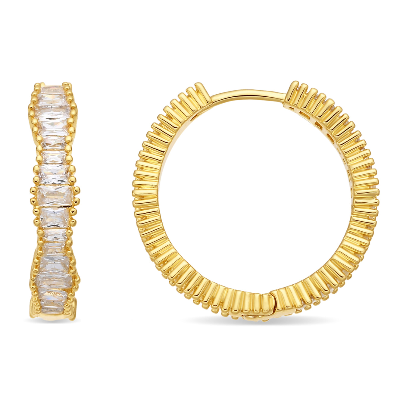 Pendientes Sadim acabado oro amarillo 18k