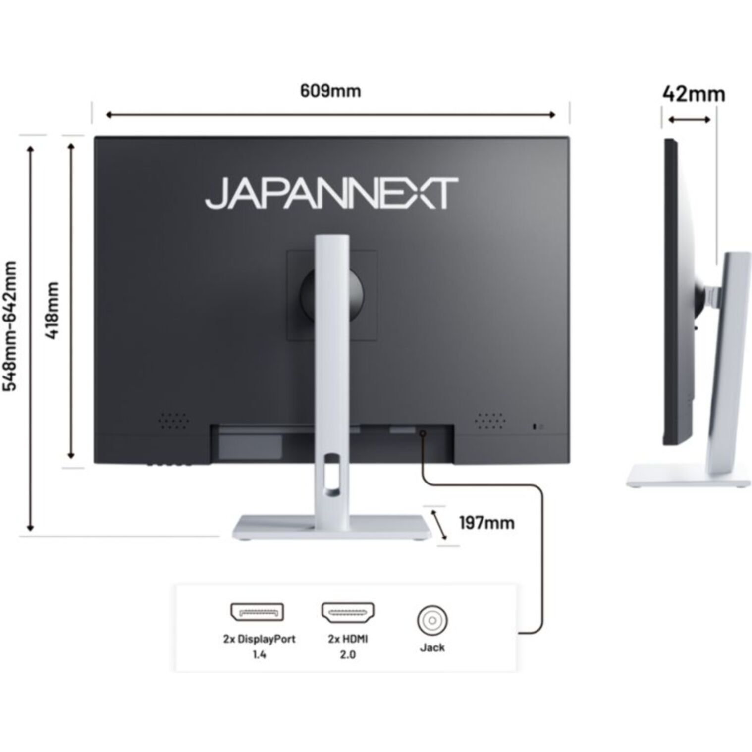 Ecran PC 4K JAPANNEXT JN-282I4KP-HSP 28'' IPS