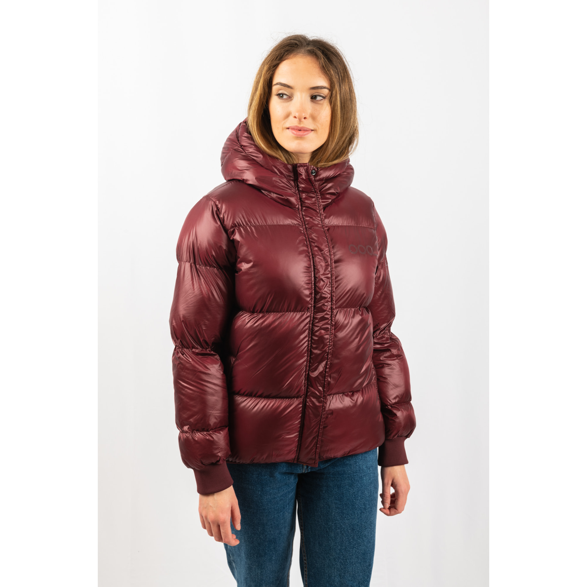 Chaqueta Monaco Short jacket marca ECOON - granate oscuro