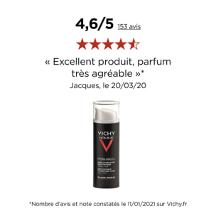 Vichy Homme Hydra Mag C+ - Soin Hydratant Anti-Fatigue 50 ml