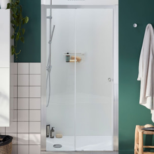 Paroi de douche Serenity coulissante réversible installation en niche