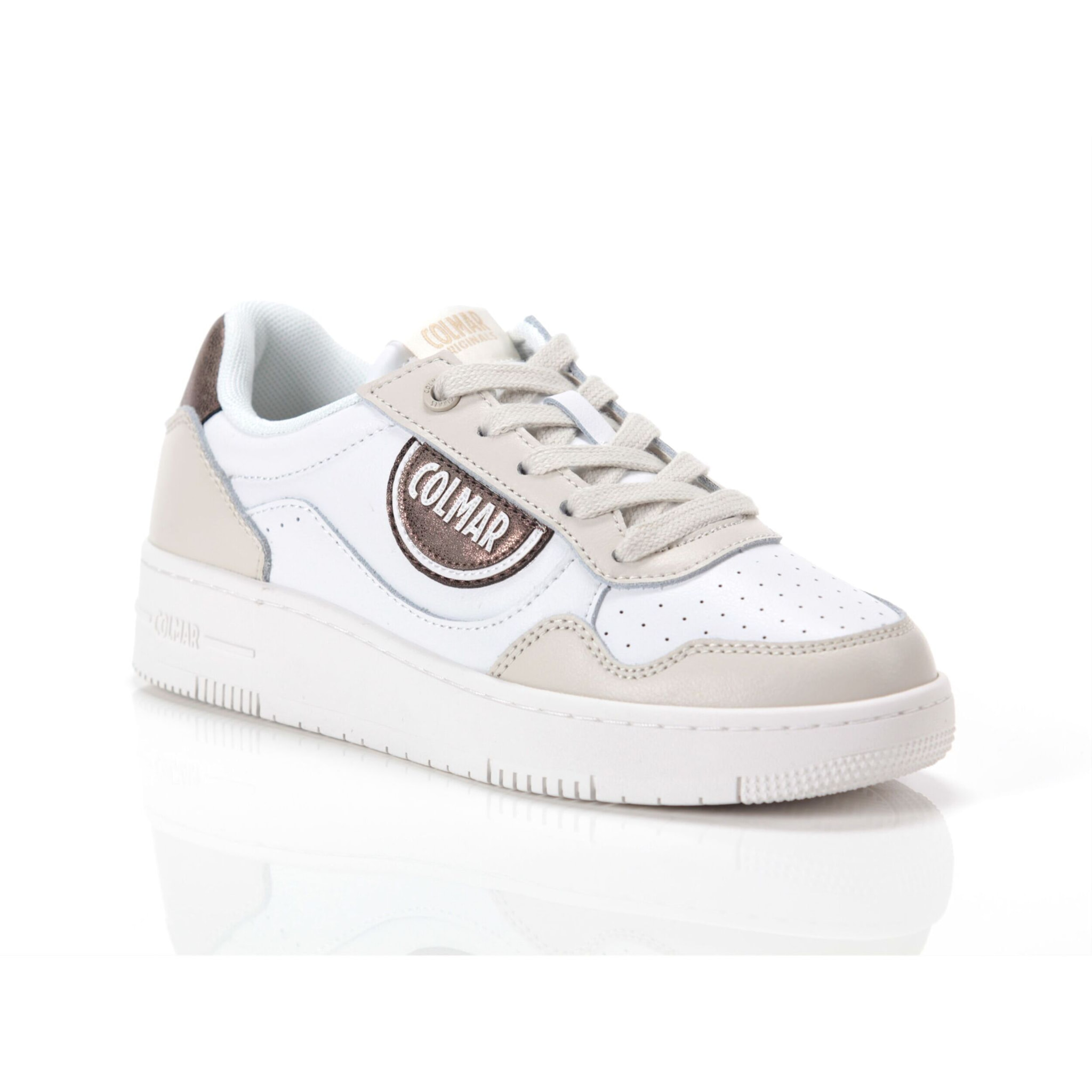 Sneakers Colmar Austin Classic White Warm Gray Bronze Bianco