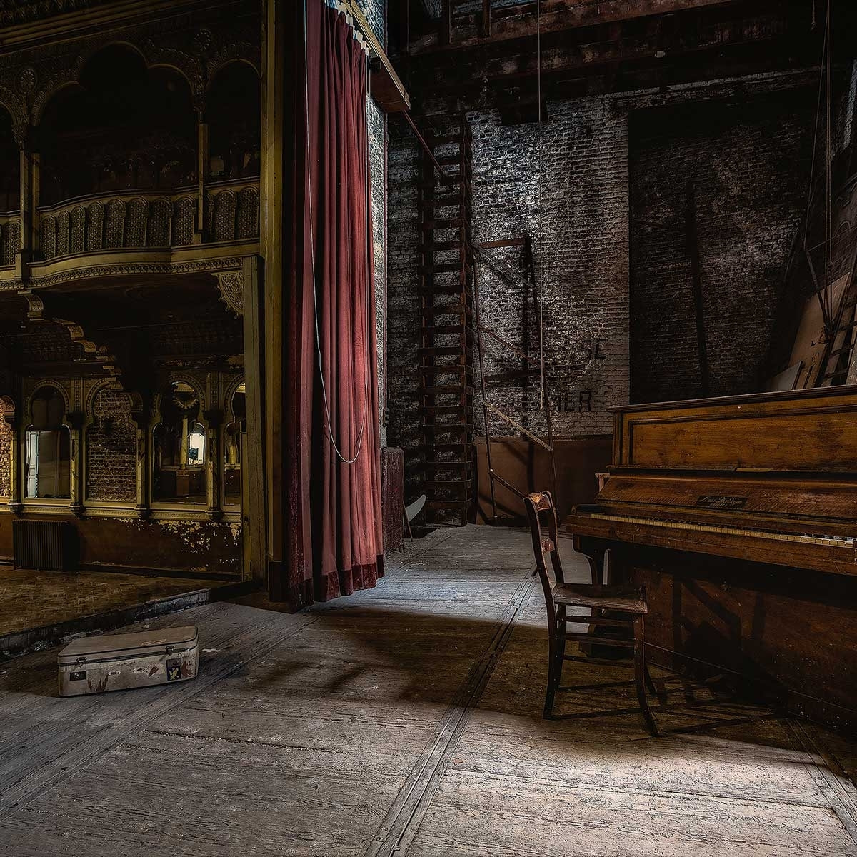 Tableau show interrompu Tableau alu Dibond