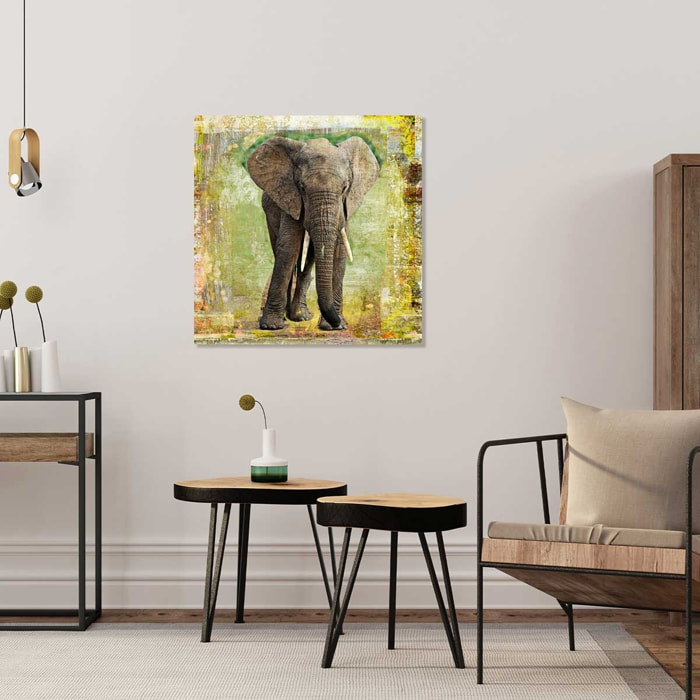 Tableau contemporain deco elephant Toile imprimée