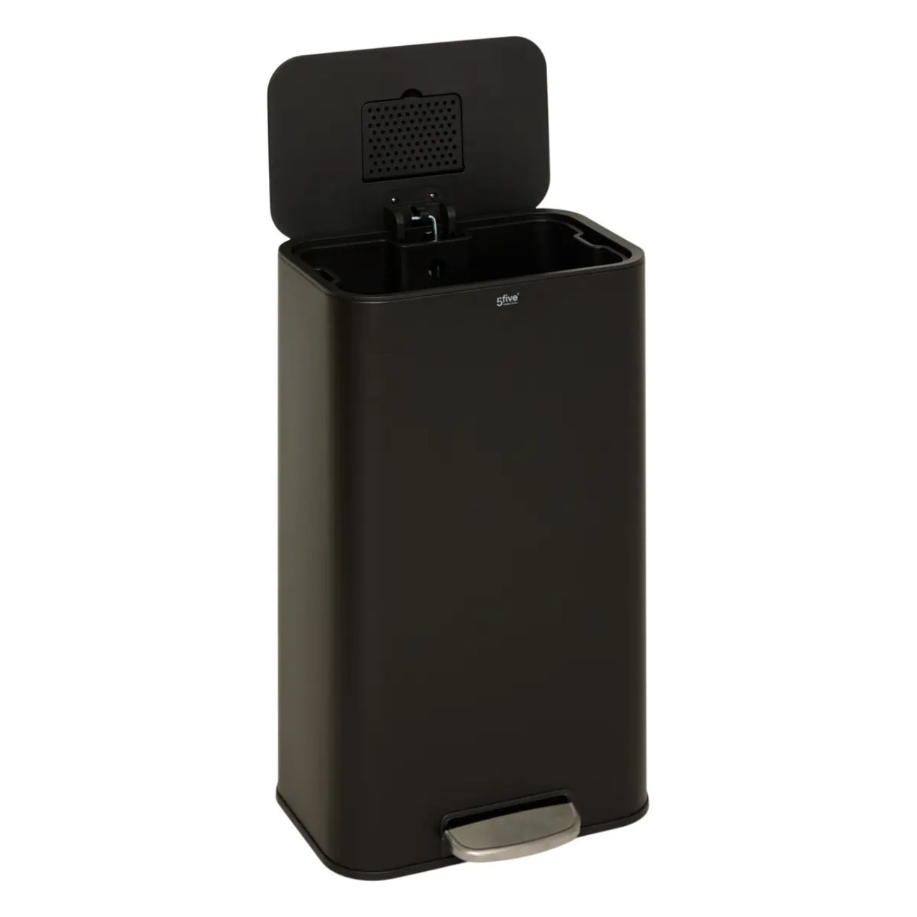 Poubelle rectangulaire à pédale Delta 30L noir