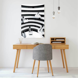 Tableau architecture escalier suspendu  Tableau alu Dibond