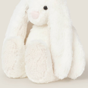 Muñeco de peluche conejito Carfi color blanco