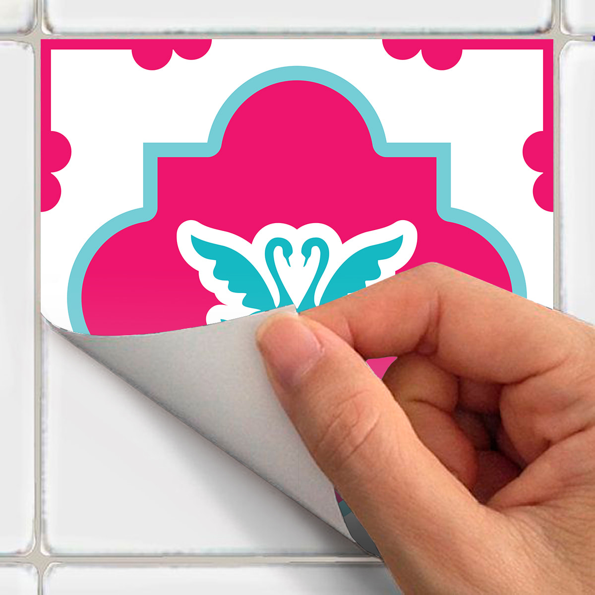 Stickers muraux - Sticker Mural Carrelage adhésif Cuisine Salle de Bain - 30 STICKERS CARRELAGES AZULEJOS ZORANA