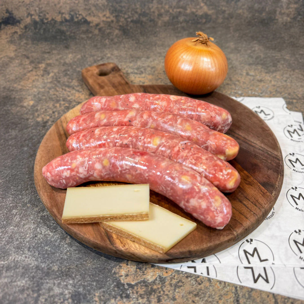 Saucisse Raclette Oignons Confits