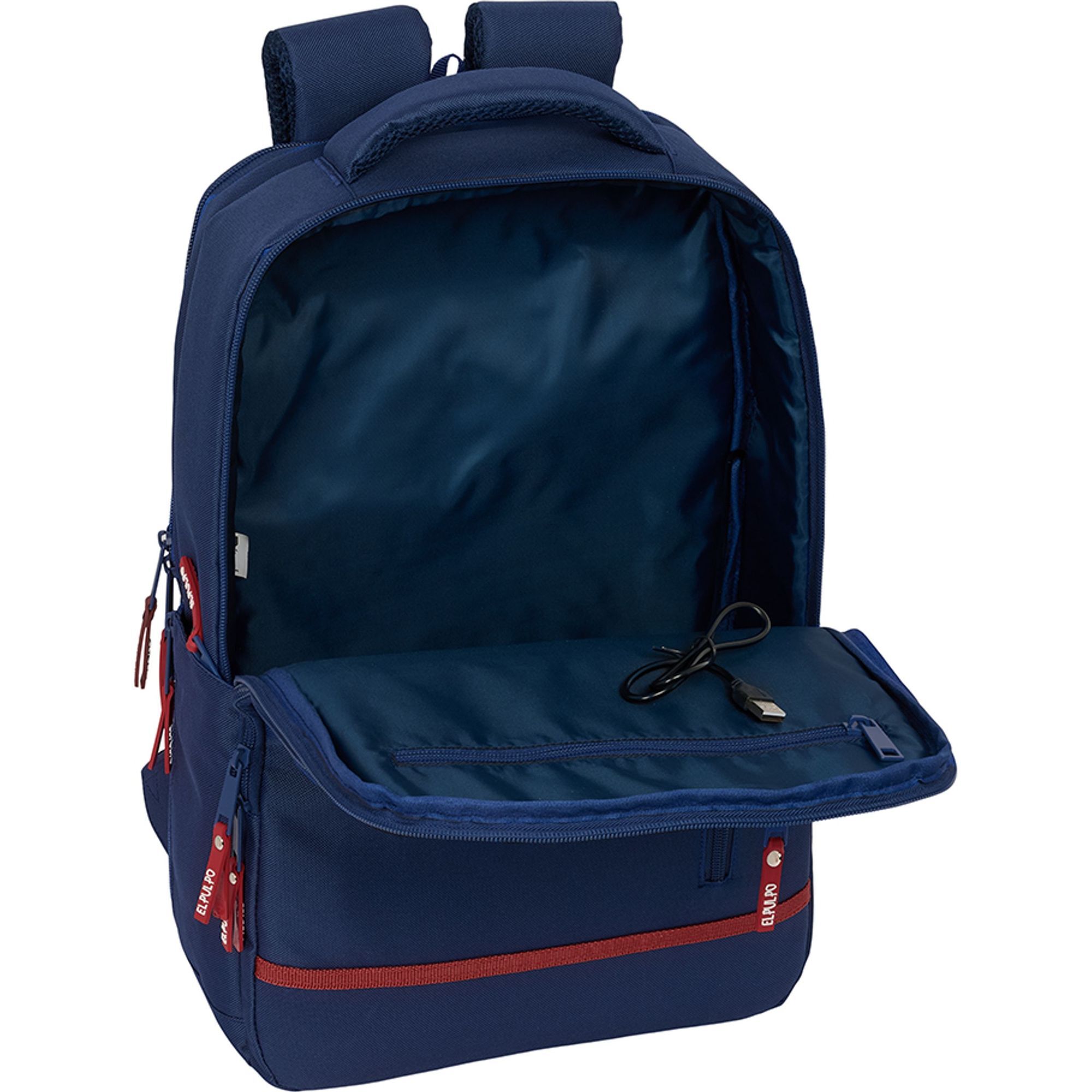 Mochila portatil 15,6"+tablet+usb el pulpo