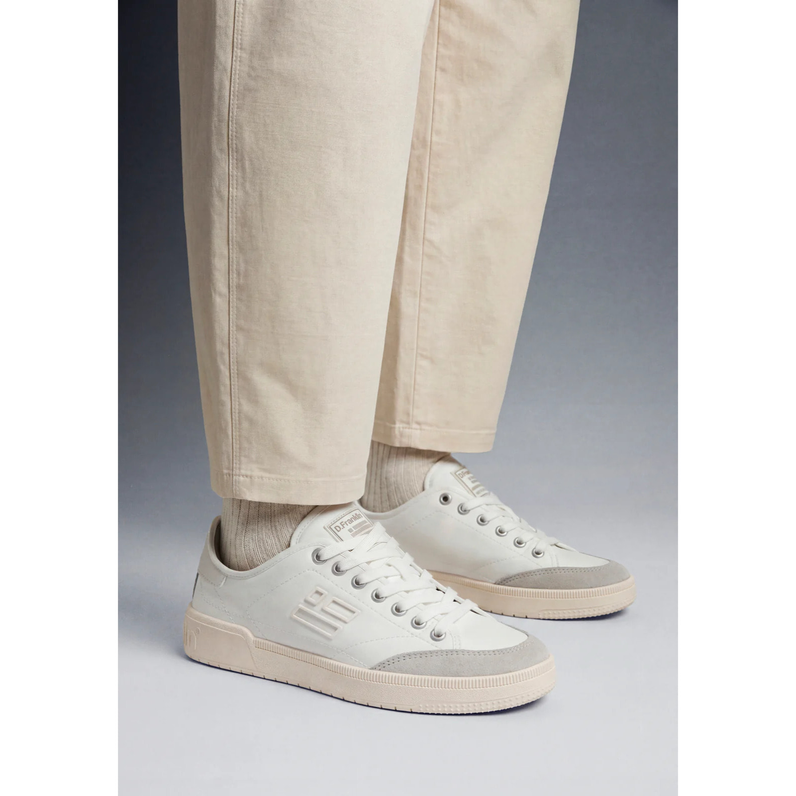 Zapatillas Unisex Modelo Rebel Nylon Blanco