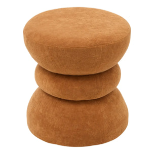 Pouf Ritem rond D.36cm ambre