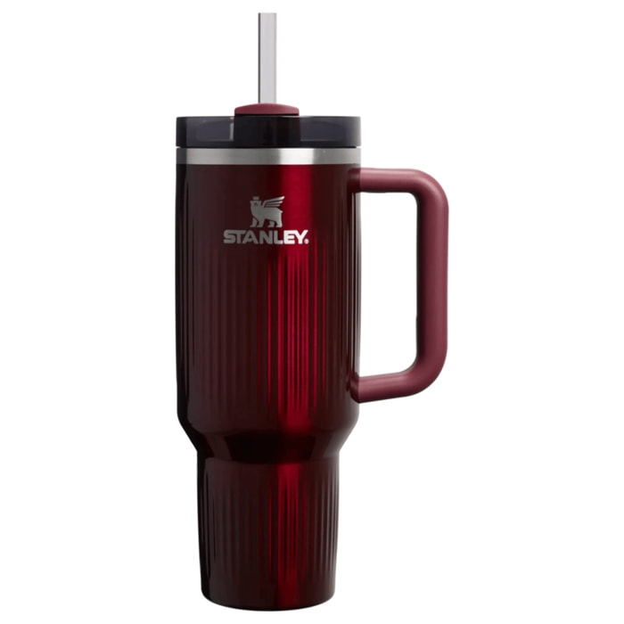 Botella de agua Isotermica - 1,18L - QUENCHER® H2.0 FLUTED TUMBLER - Garnet Shine