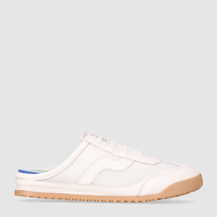 Deportivos de Piel - Blanco - Tacón: 1 cm