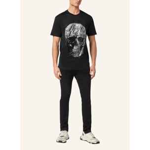 PHILIPP PLEIN T-Shirt Round Neck SKULL